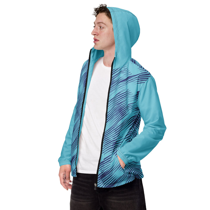 Men’s Windbreaker - Blue Beam