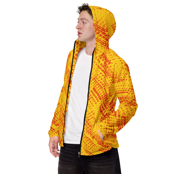 Men’s Windbreaker - Yellow-Orange Shaft