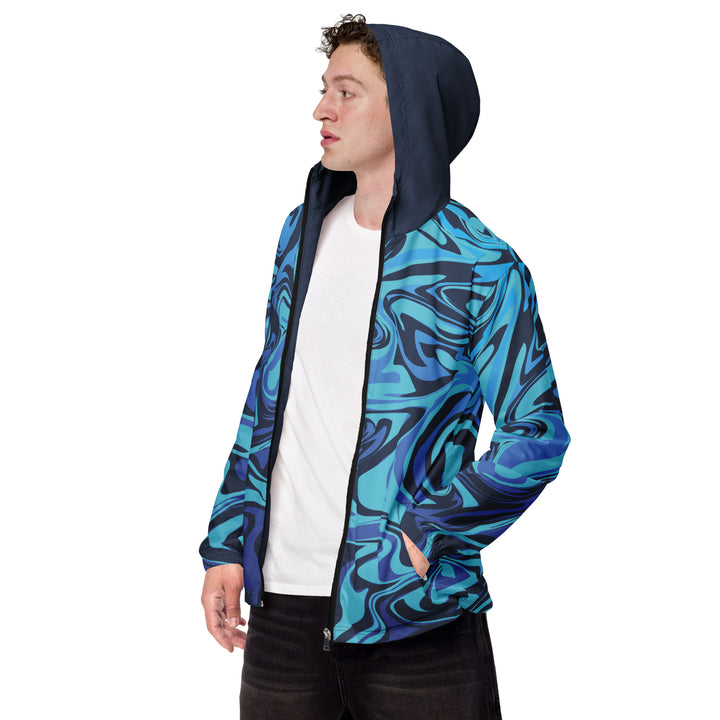 Men’s Windbreaker - Blue-Purple Merge