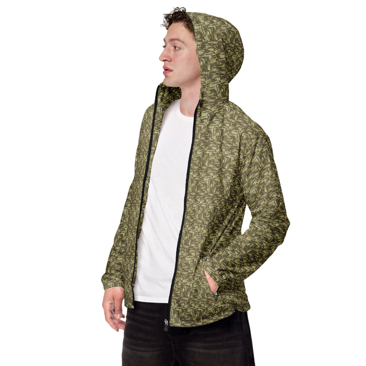 Men’s Windbreaker - Beige Camouflage