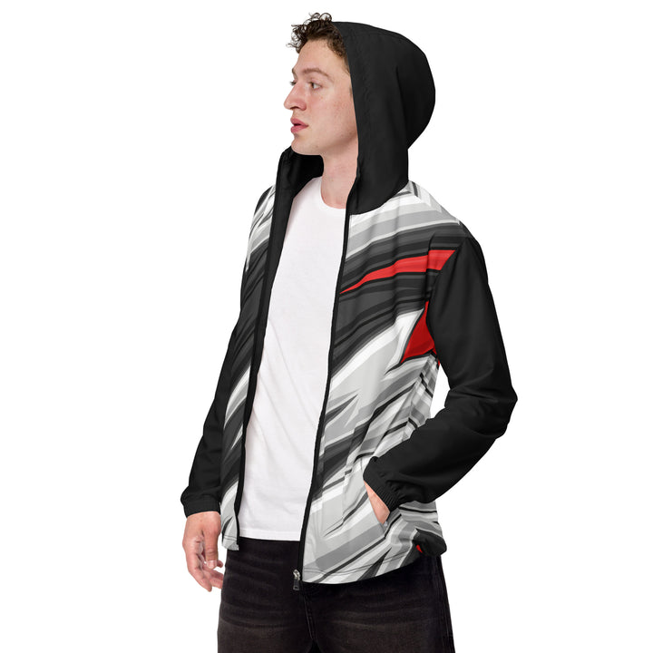 Men’s Windbreaker - Black-Grey Fast