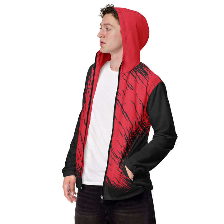 Men’s Windbreaker - Blue-Red Desert