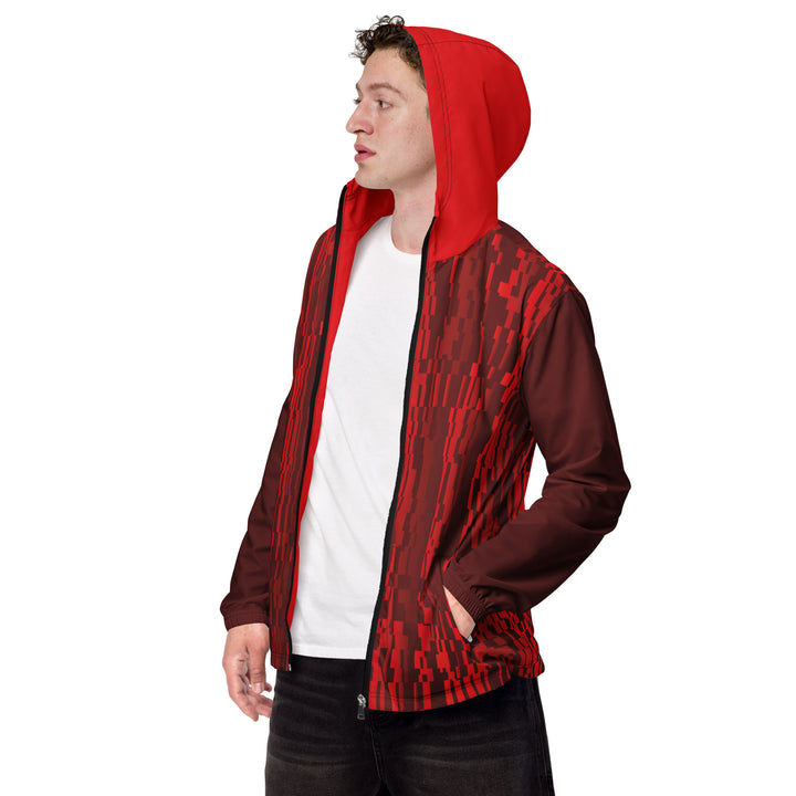 Men’s Windbreaker - Red Shift