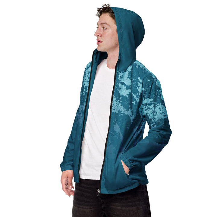 Men’s Windbreaker - Turquoise Sky