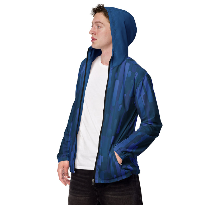 Men’s Windbreaker - Blue Rain