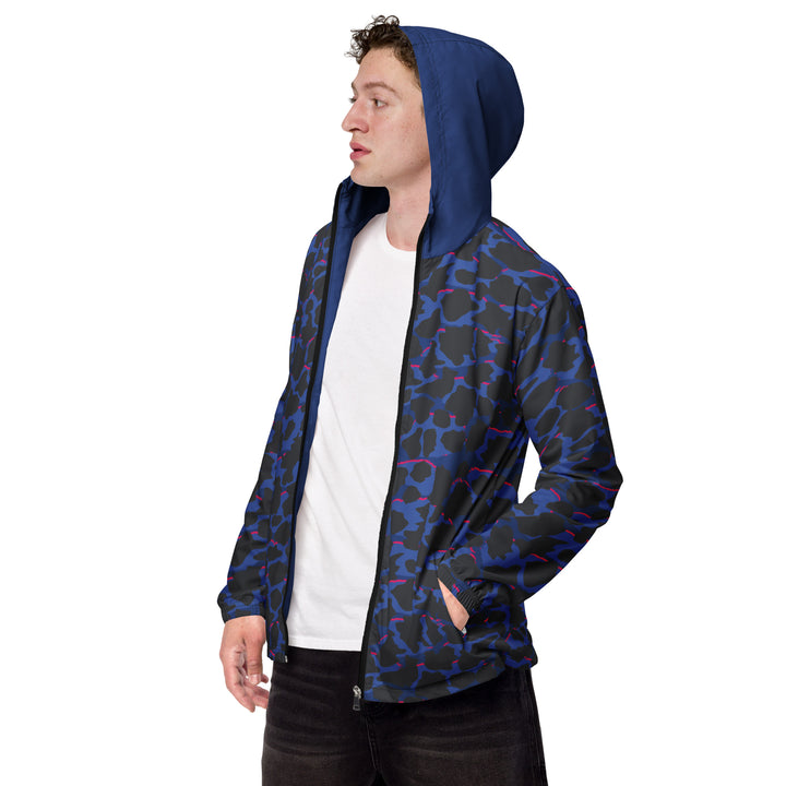 Men’s Windbreaker - Blue-Pink Cloud