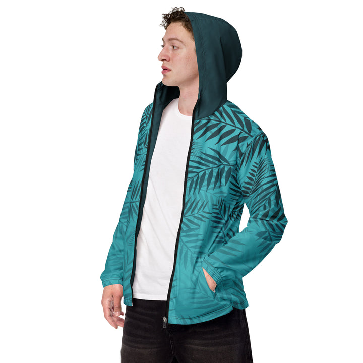 Men’s Windbreaker - Turquoise Farn