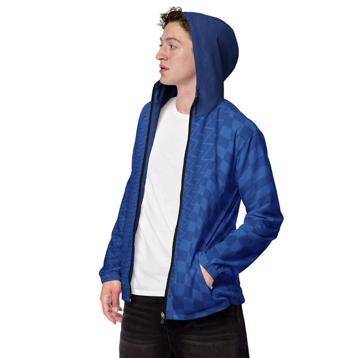 Men’s Windbreaker - Blue Banner