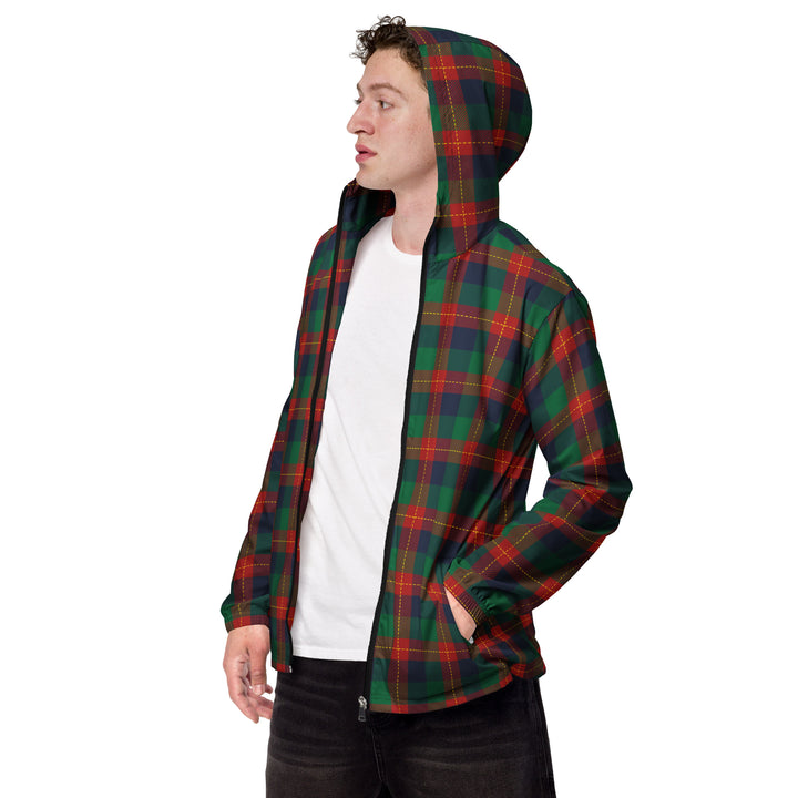 Men’s Windbreaker - Blue-Green Tartan