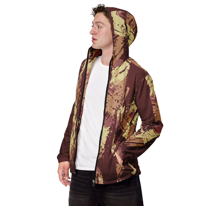 Men’s Windbreaker - Brown Cover