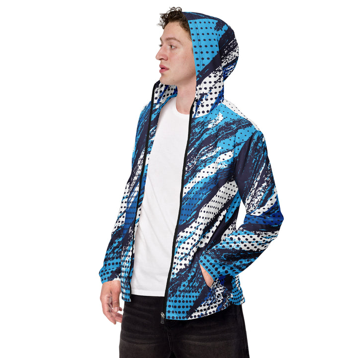 Men’s Windbreaker - Blue-White Storm