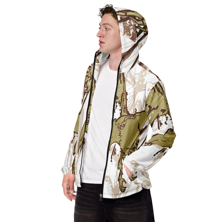 Men’s Windbreaker - Beige Eagle