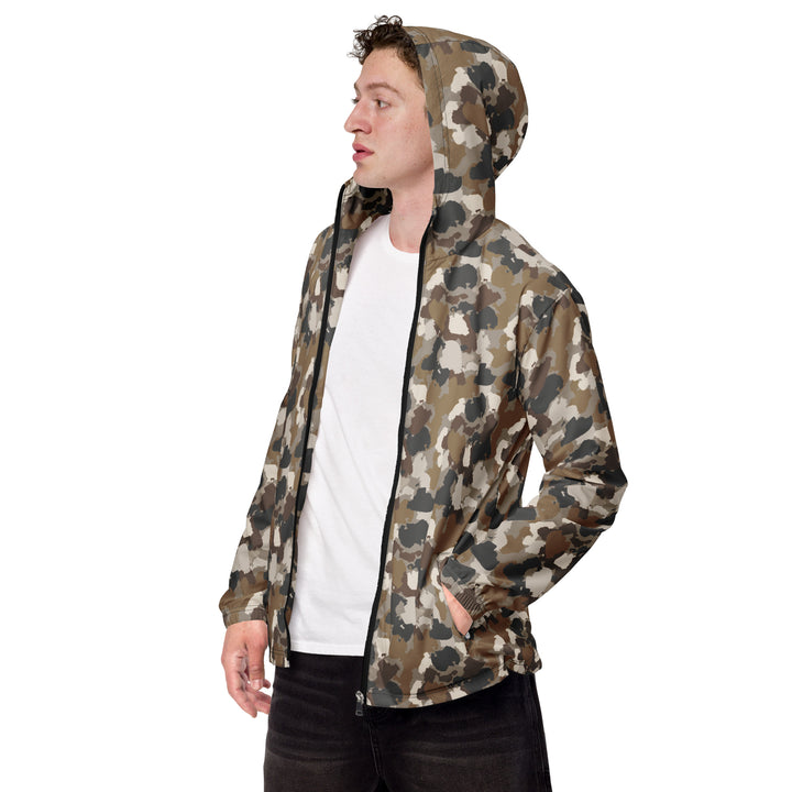 Men’s Windbreaker - Brown Camouflage