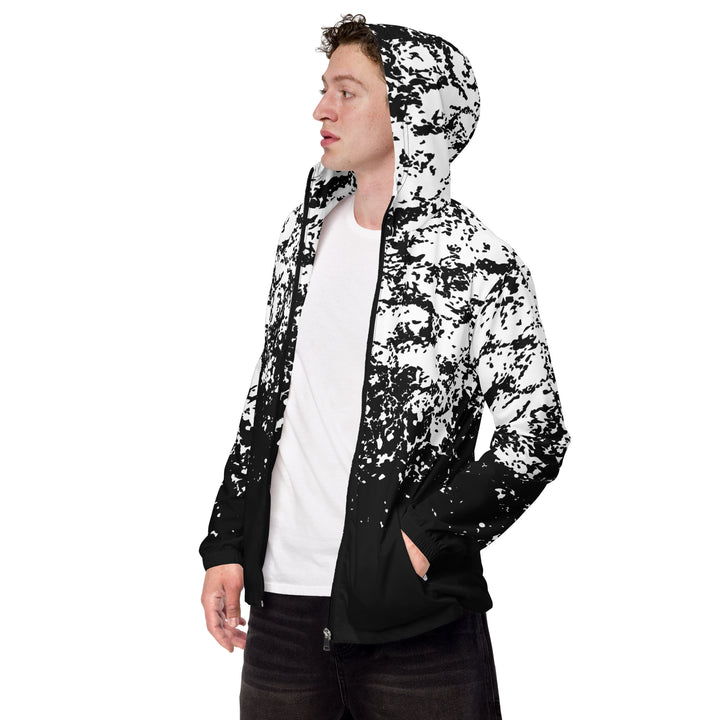 Men’s Windbreaker - Black-White Fall