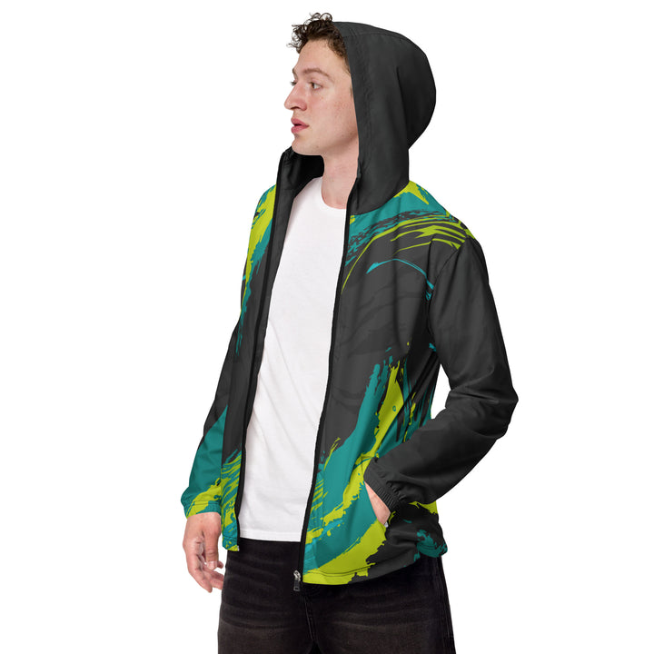 Men’s Windbreaker - Black-Green Fusion