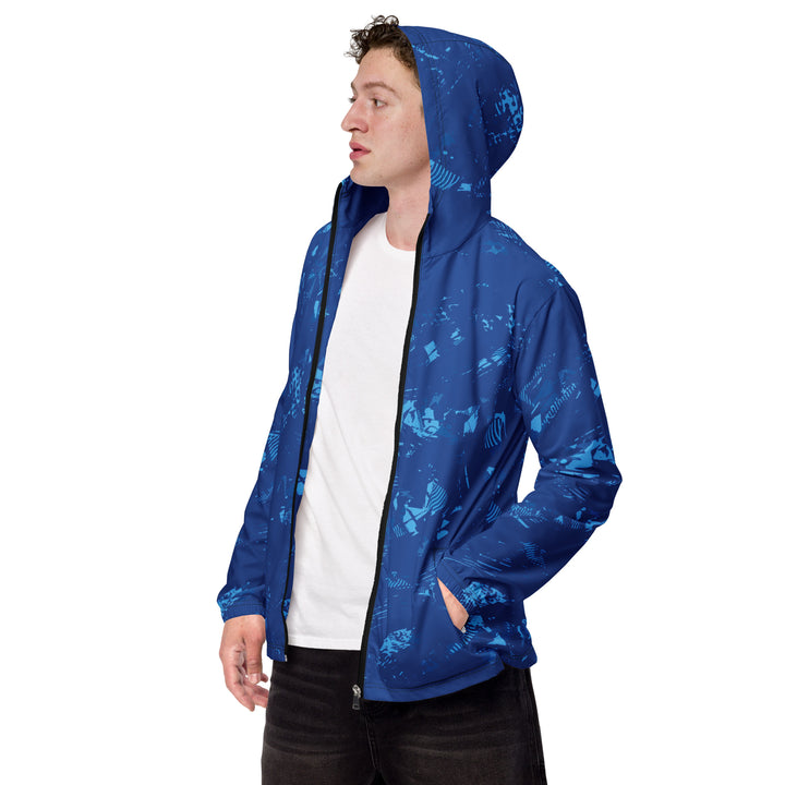 Men’s Windbreaker - Blue Swirl