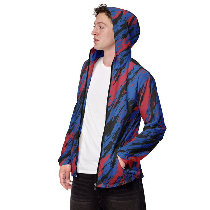 Men’s Windbreaker - Black-Blue Wind