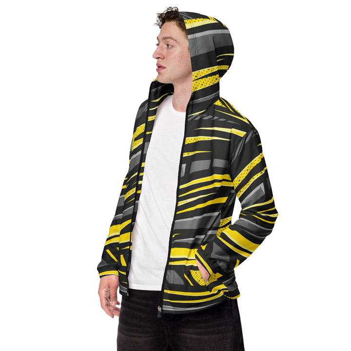 Men’s Windbreaker - Black-Yellow Trail