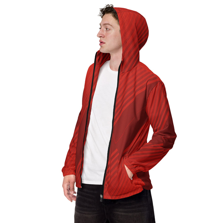 Men’s Windbreaker - Red Flash