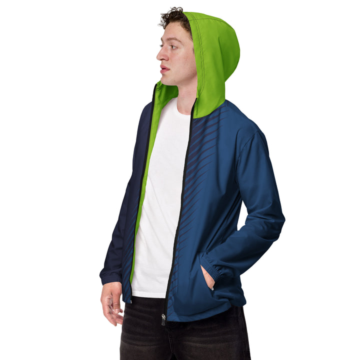 Men’s Windbreaker - Blue Cut