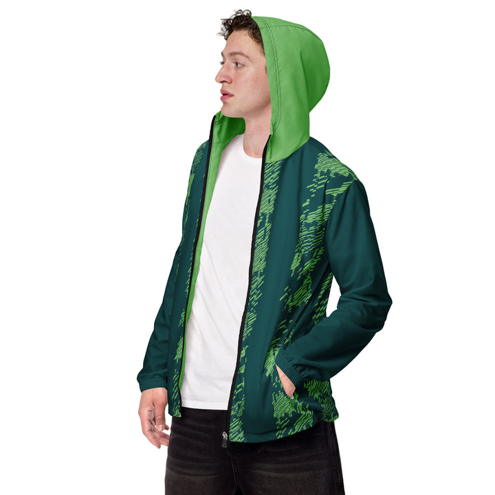 Men’s Windbreaker - Green Digital