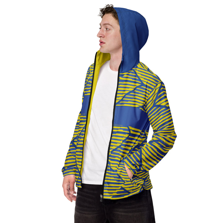 Men’s Windbreaker - Yellow-Blue Baron