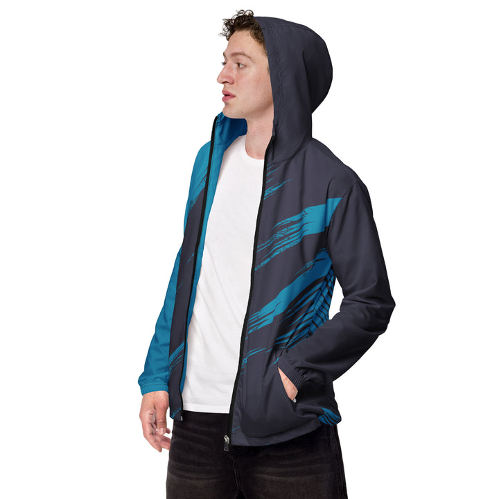 Men’s Windbreaker - Blue-Green Exchange