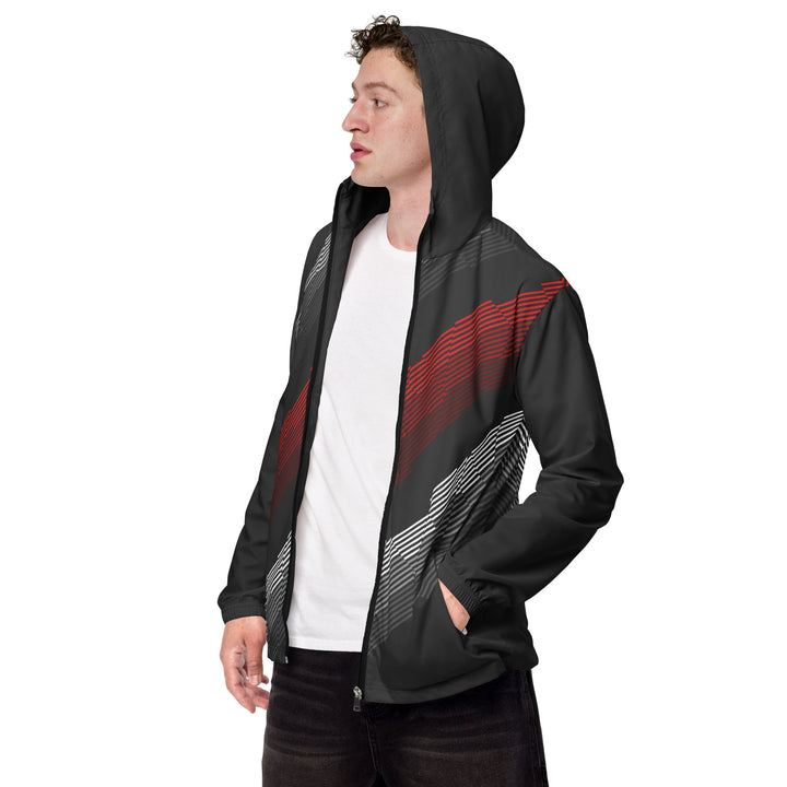 Men’s Windbreaker - Black-Red Award