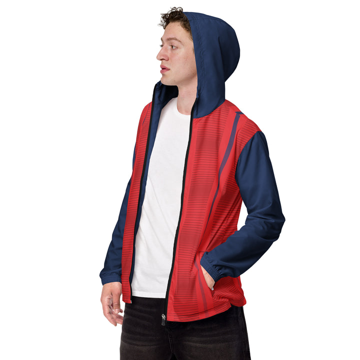 Men’s Windbreaker - Red-Blue Dream