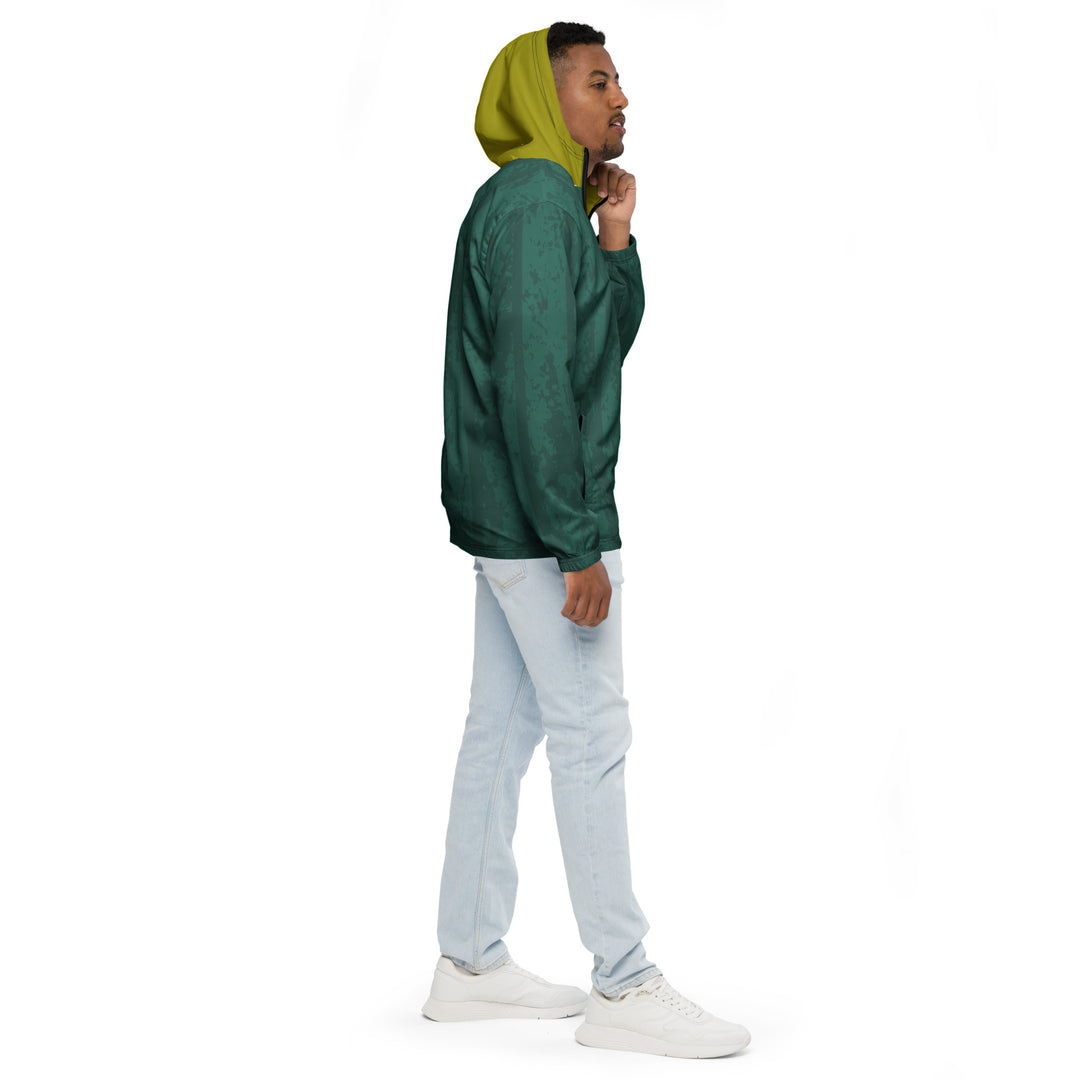 Men’s Windbreaker - Green Bar