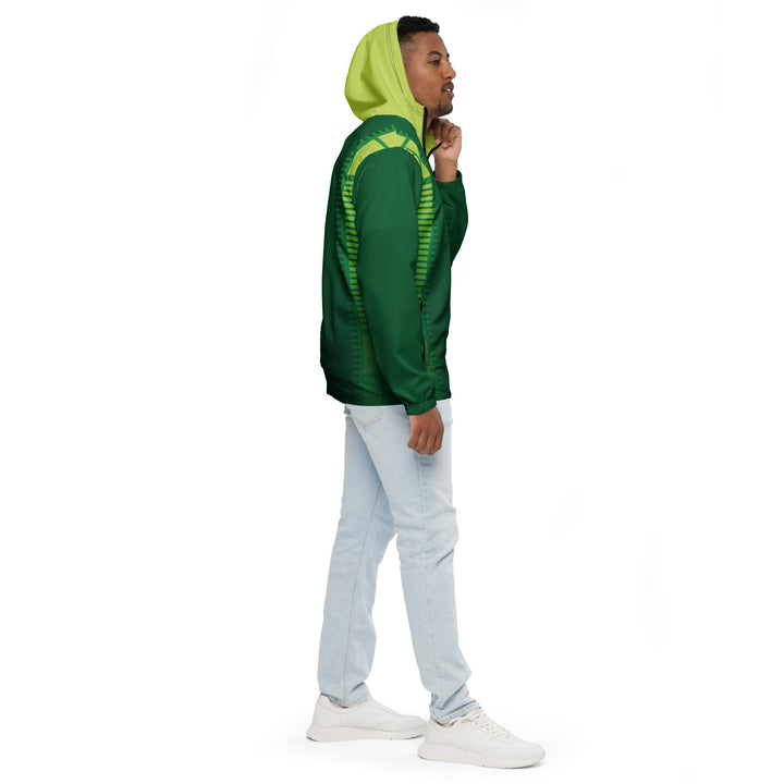 Men’s Windbreaker - Green Ladder