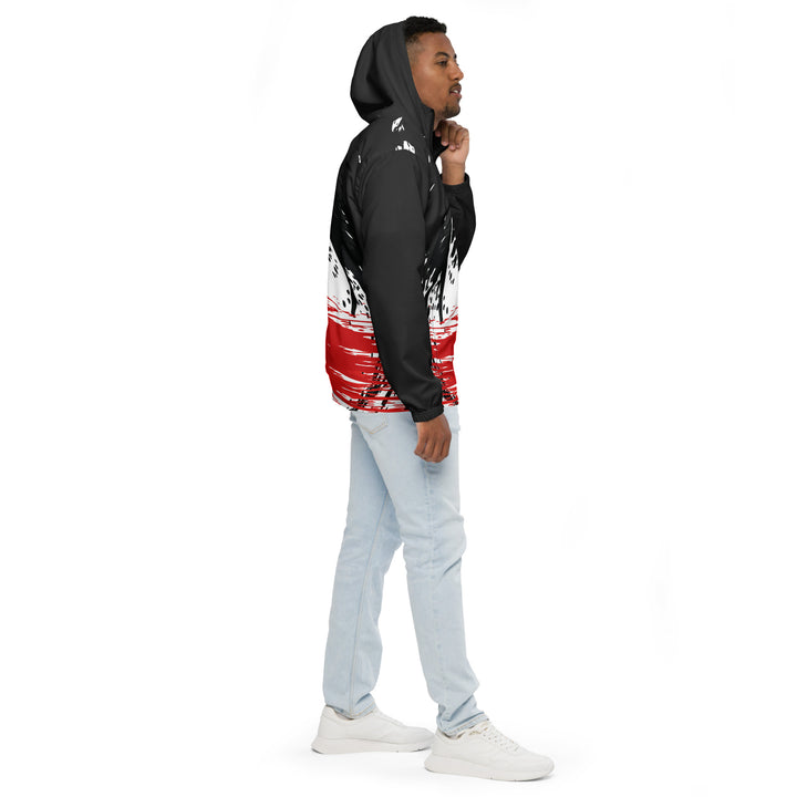 Men’s Windbreaker - White-Red Fusion