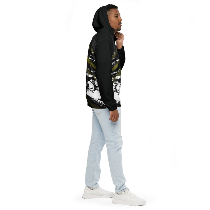 Men’s Windbreaker - Black-Yellow Shine