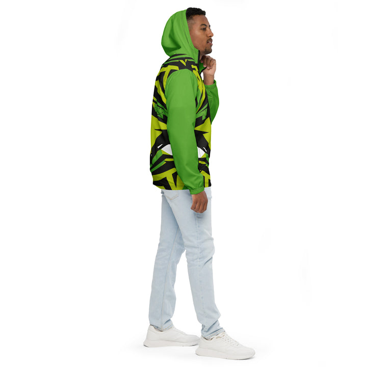 Men’s Windbreaker - Black-Green Break