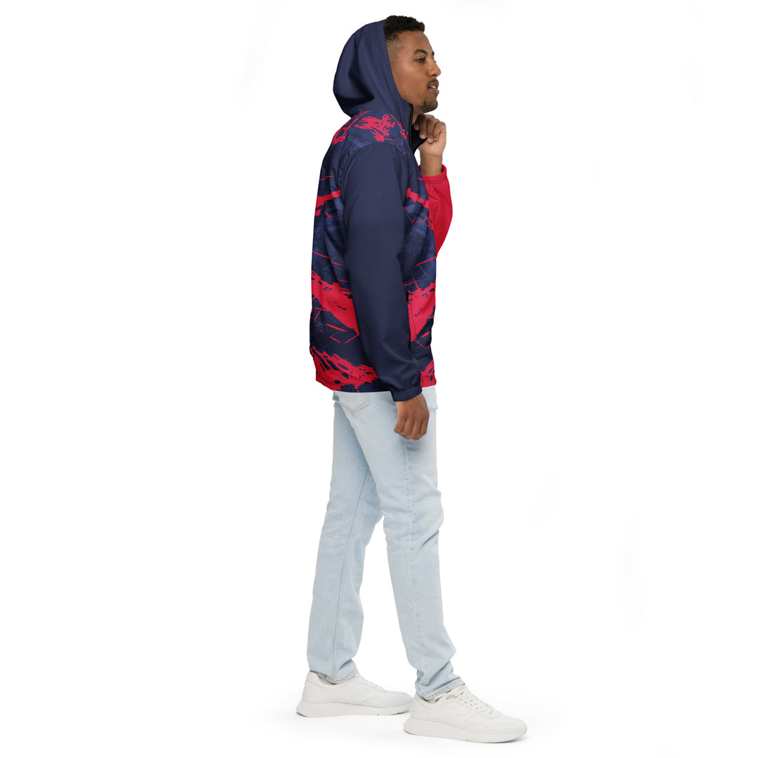 Men’s Windbreaker - Purple-Pink Nerve