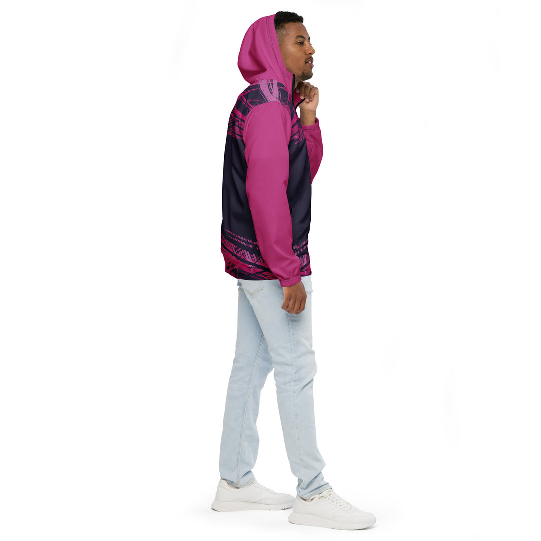 Men’s Windbreaker - Purple-Pink Escape