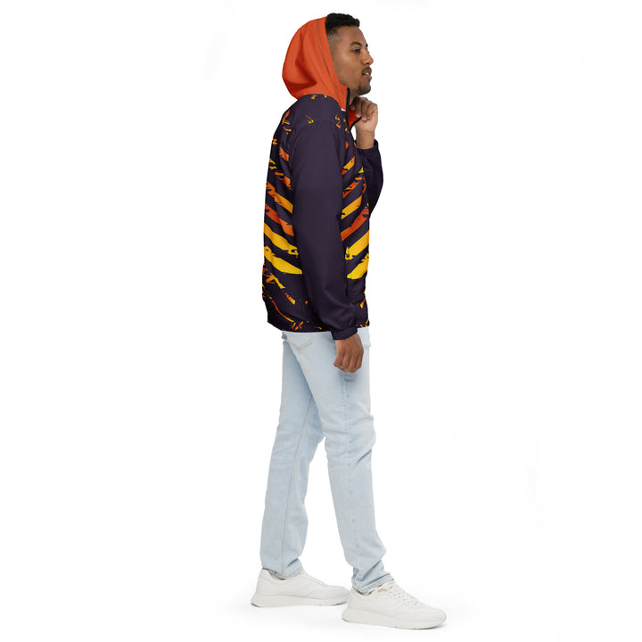 Men’s Windbreaker - Purple-Orange Order