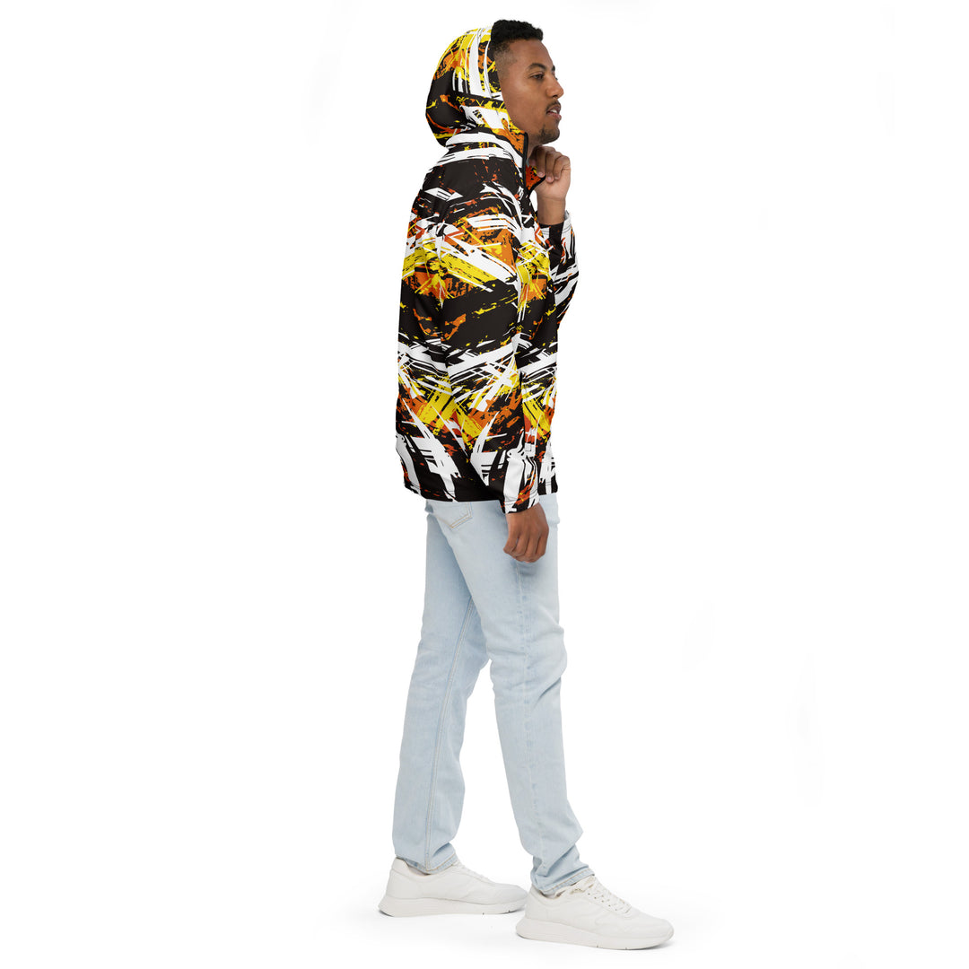 Men’s Windbreaker - Black-Yellow Drive