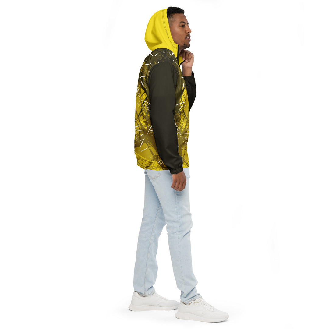 Men’s Windbreaker - Yellow-Black Blaze