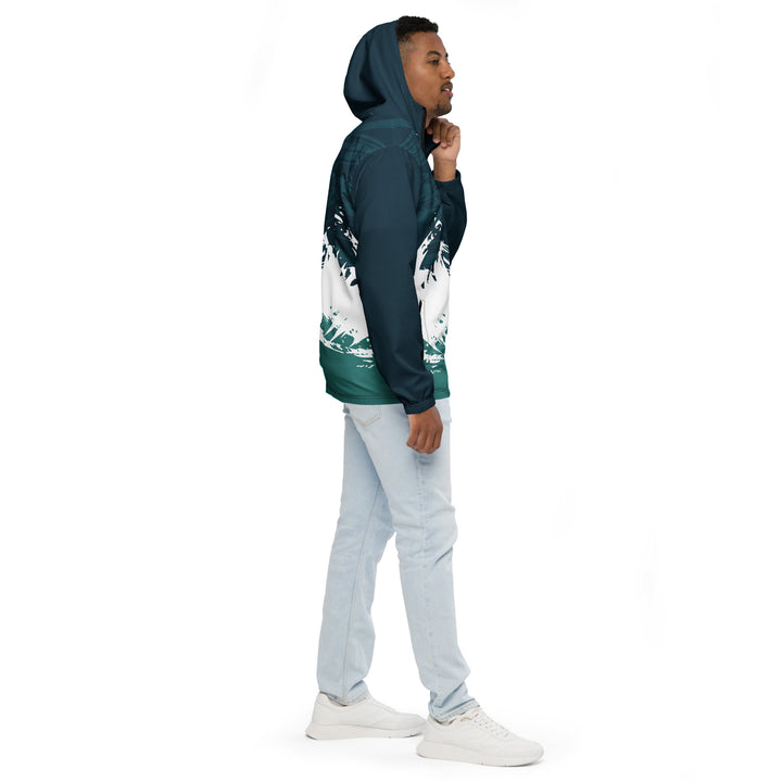 Men’s Windbreaker - Blue-Green Score