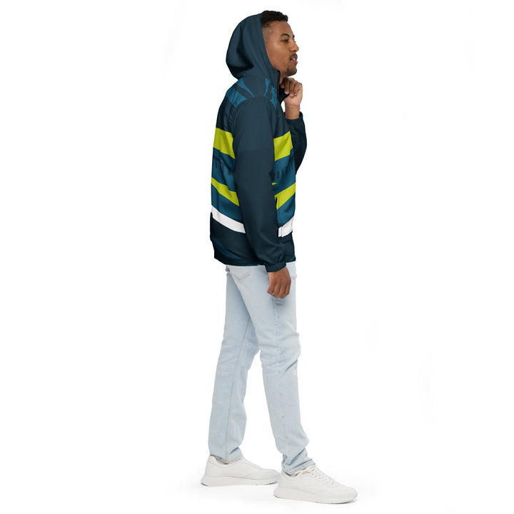 Men’s Windbreaker - Blue-Green Slow