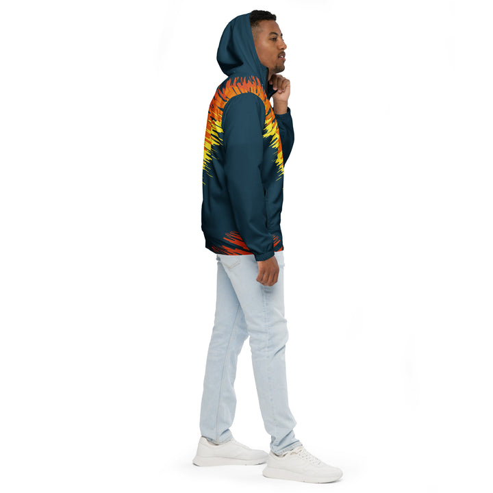 Men’s Windbreaker - Blue-Orange Master