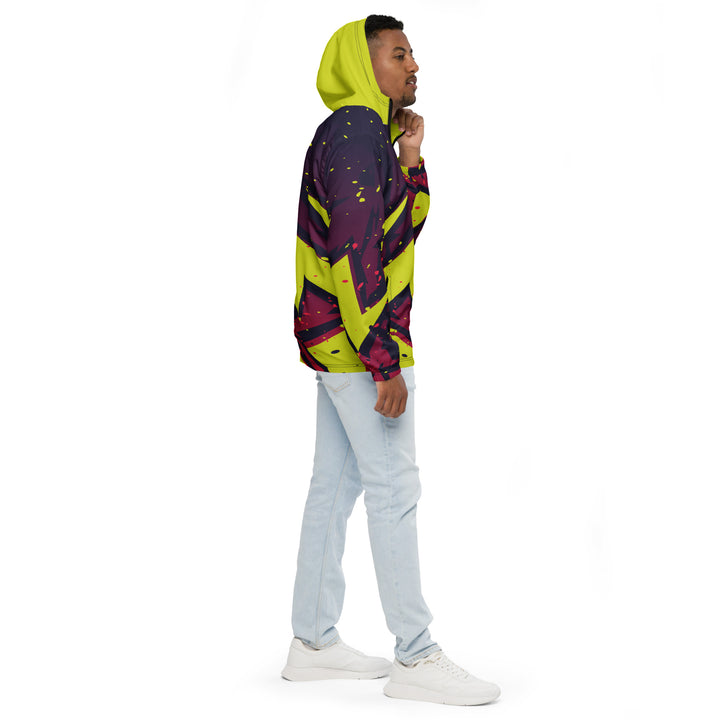 Men’s Windbreaker - Red-Yellow Player