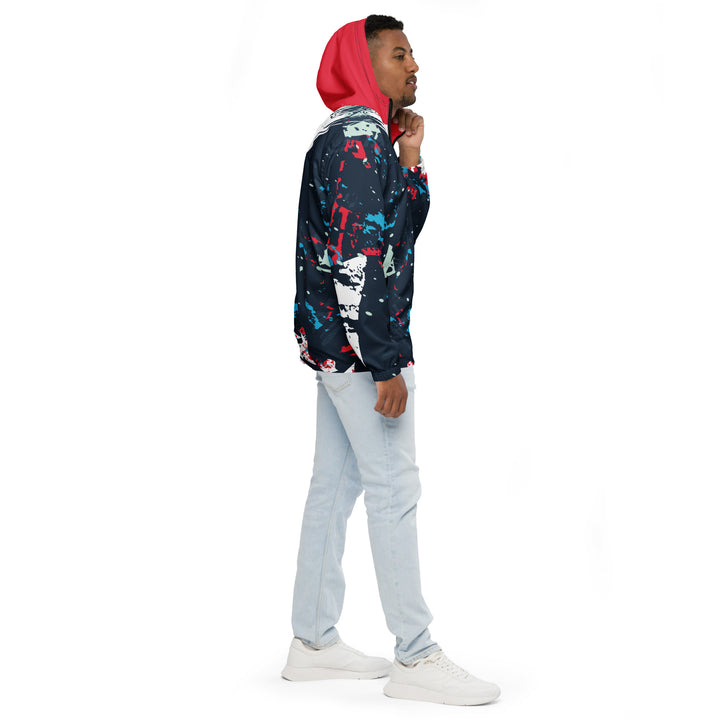 Men’s Windbreaker - Blue-Red Charge