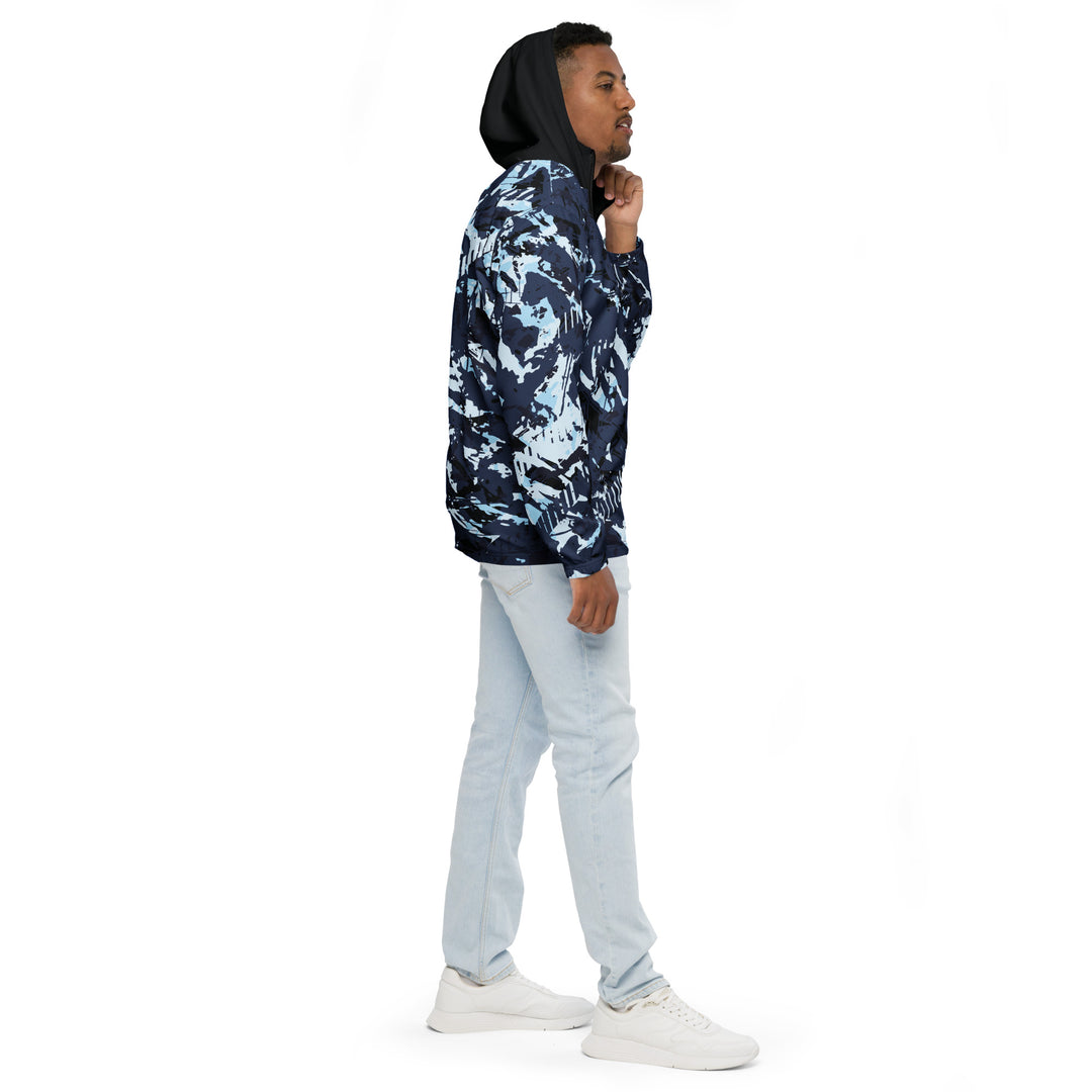 Men’s Windbreaker - Blue Trace