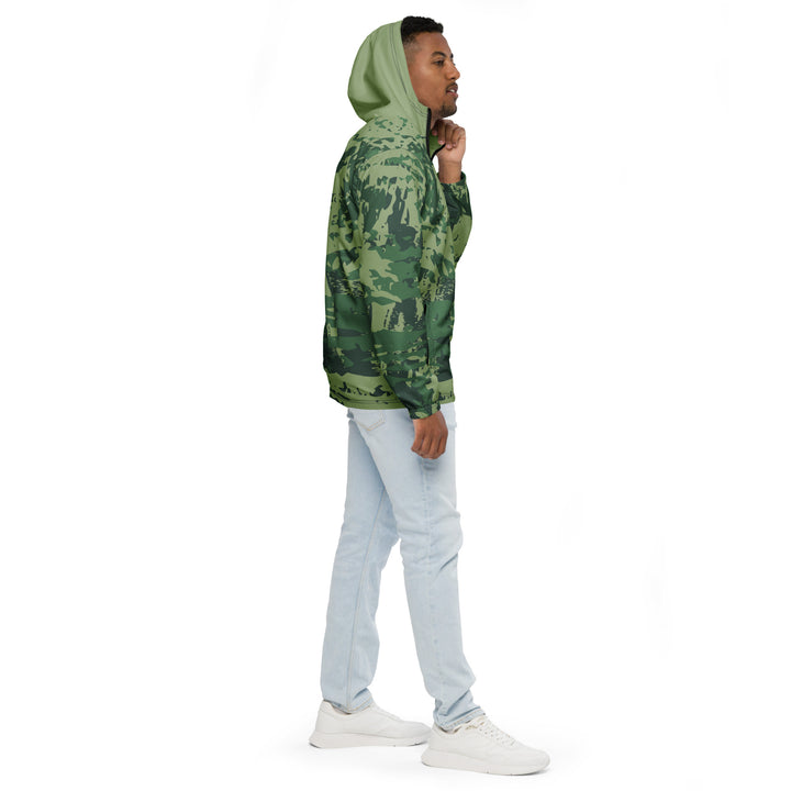 Men’s Windbreaker - Green Bushes