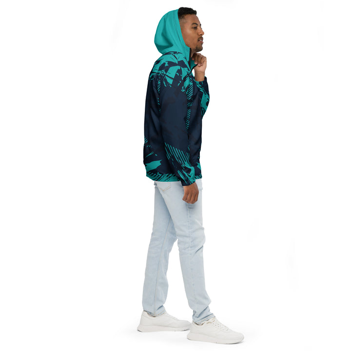 Men’s Windbreaker - Blue-Turquoise Track