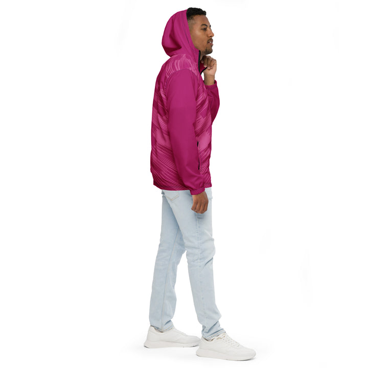 Men’s Windbreaker - Pink Beam