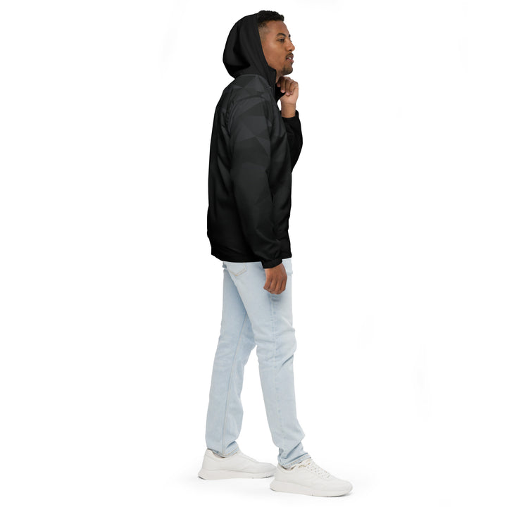 Men’s Windbreaker - Black-Grey Trinity