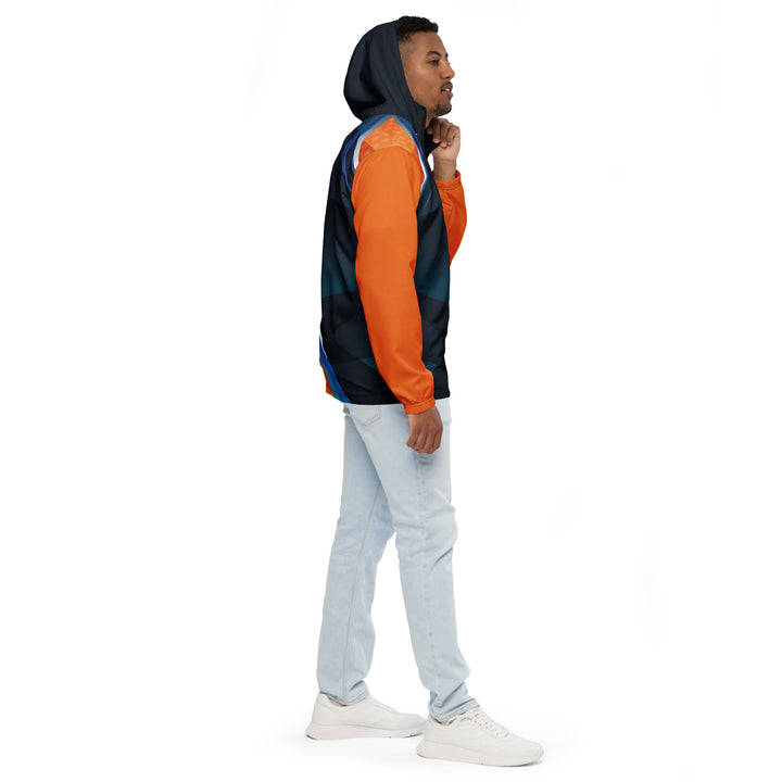 Men’s Windbreaker - Orange-Blue Champ